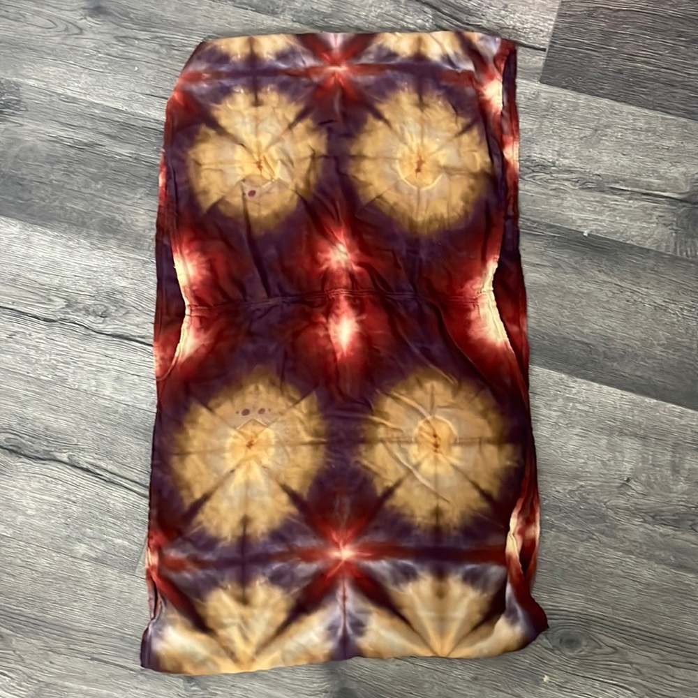 Hand dyed scarf